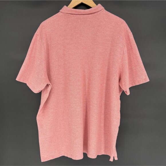 L.L. Bean Men's Traditional Fit Polo Shirt XXL Reg Light Red/Pink Outdoor Golf - Picture 2 of 7